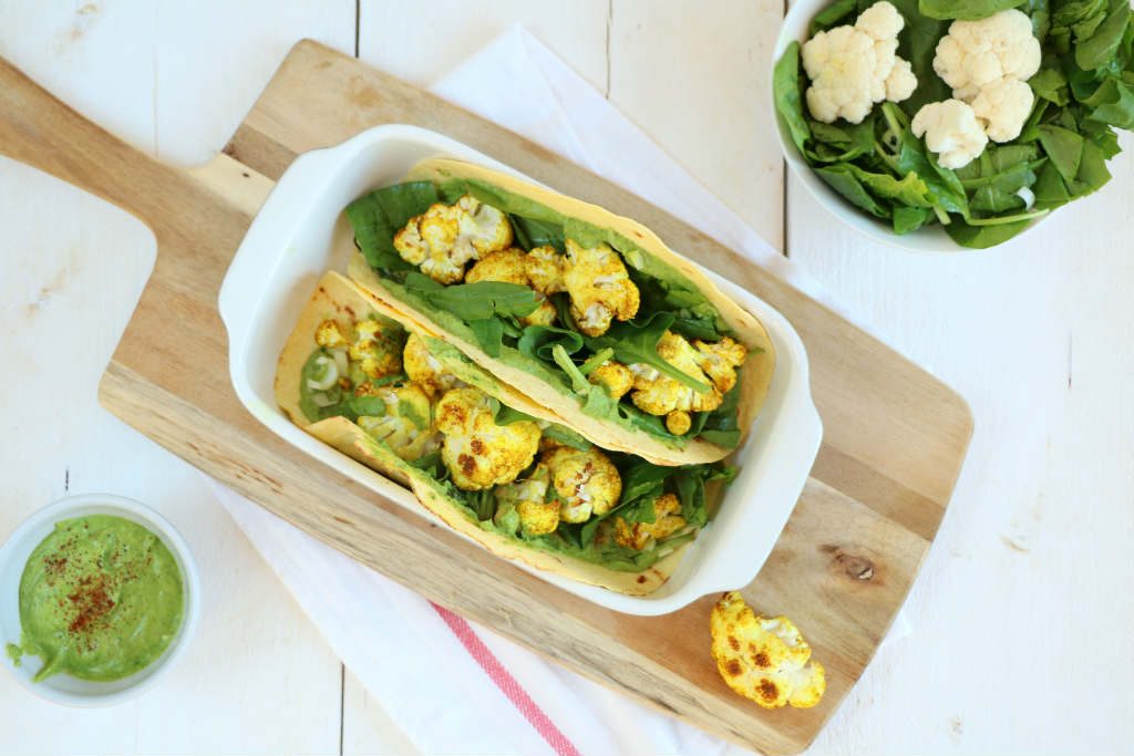 Bloemkool curry wraps FitGirl